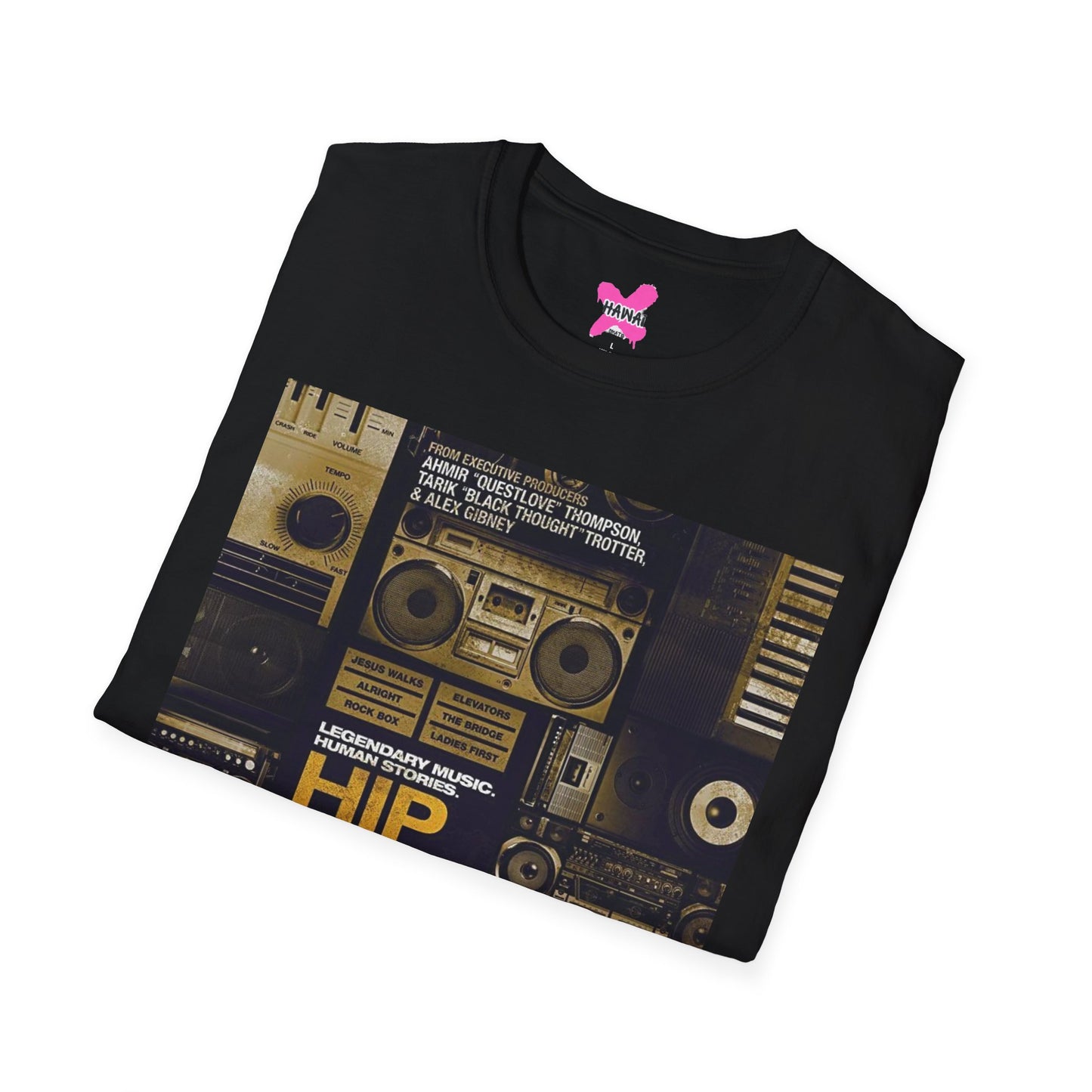 Hip Hop Vibes Unisex T-Shirt, Retro Music Tee, Gift for Music Lovers, Streetwear Style, Festival Shirt, Unisex Graphic Tee