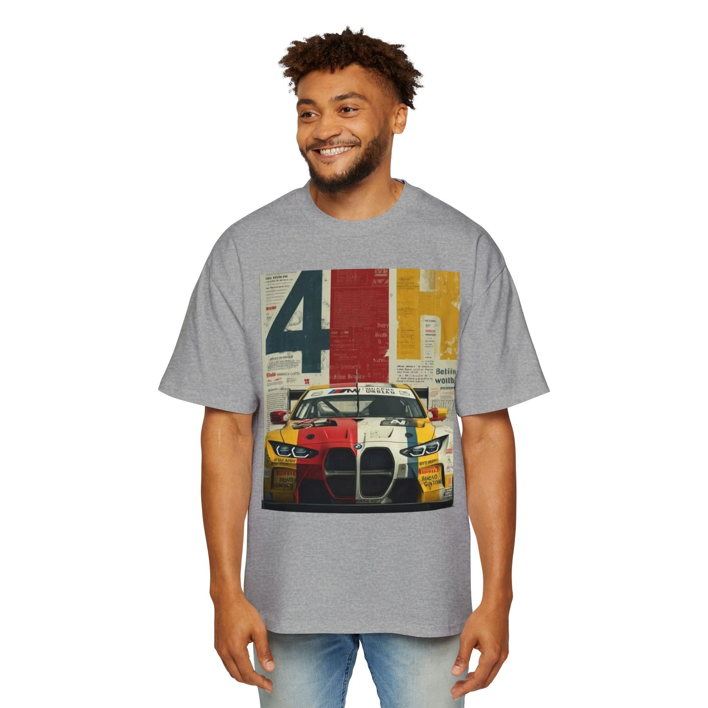 Racing Heritage Tee — Retro BMW M4 Motorsport Graphic T-Shirt