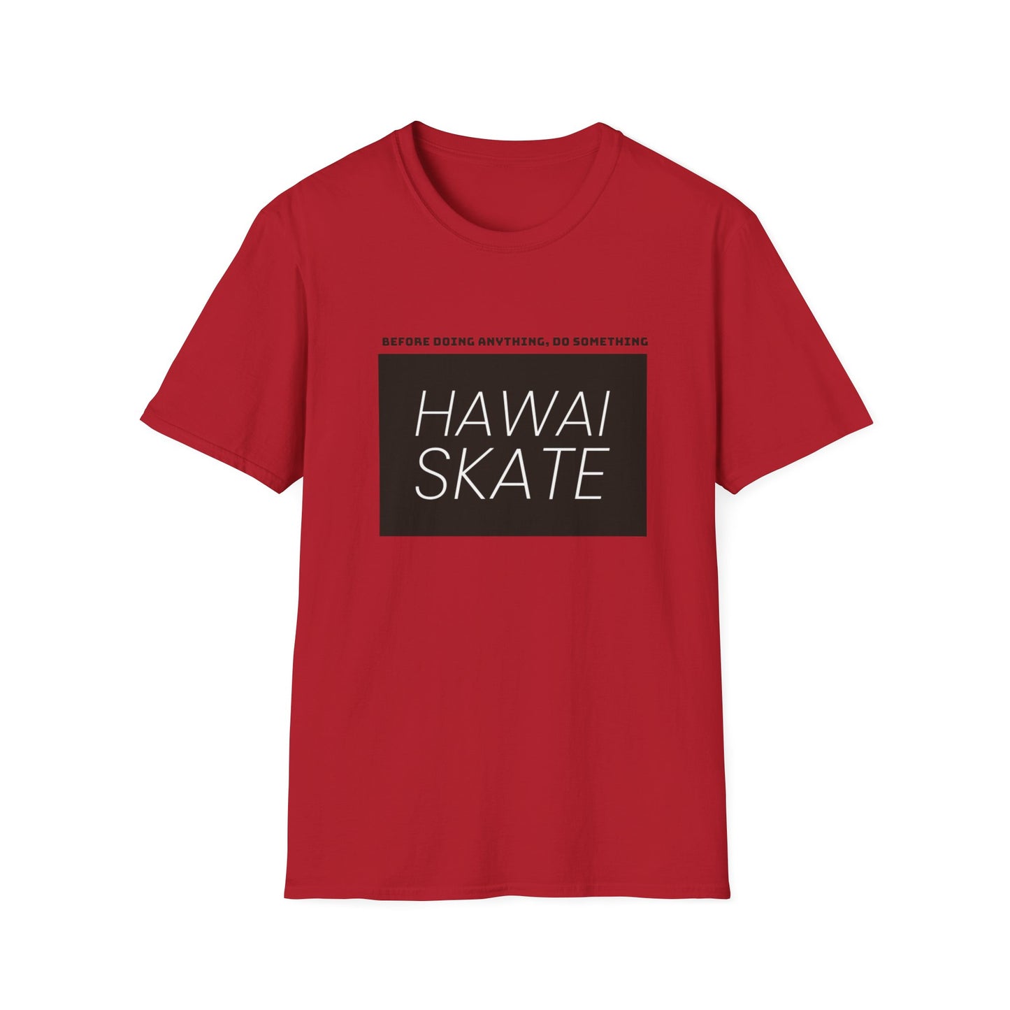 Hawaiian Skate Inspired T-Shirt, Casual Summer Wear, Skateboarder Gift, Beach Day, Graphic Tee, Cool Streetwear