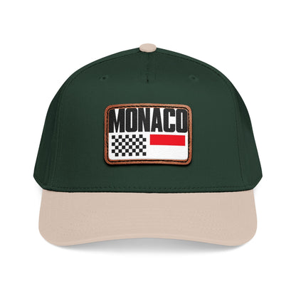 Monaco Leather Patch Baseball Cap – Vintage Racing Flag Hat