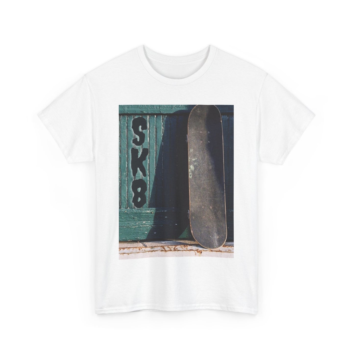 Skateboarding Vibes Unisex Heavy Cotton Tee - Perfect Gift for Skaters