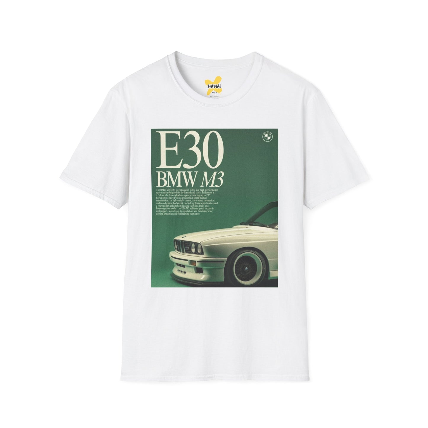 E30 BMW M3 Graphic Unisex T-Shirt - Classic Car Enthusiast Tee