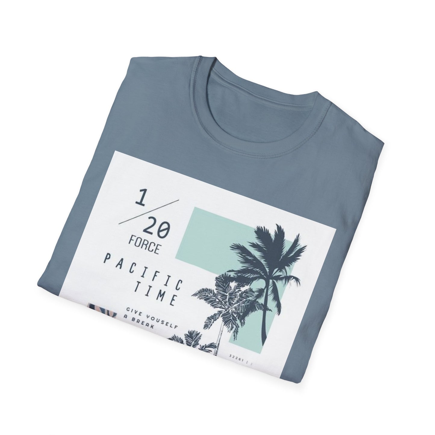 Summer Vibe Unisex Softstyle T-Shirt - Pacific Time Graphic Tee