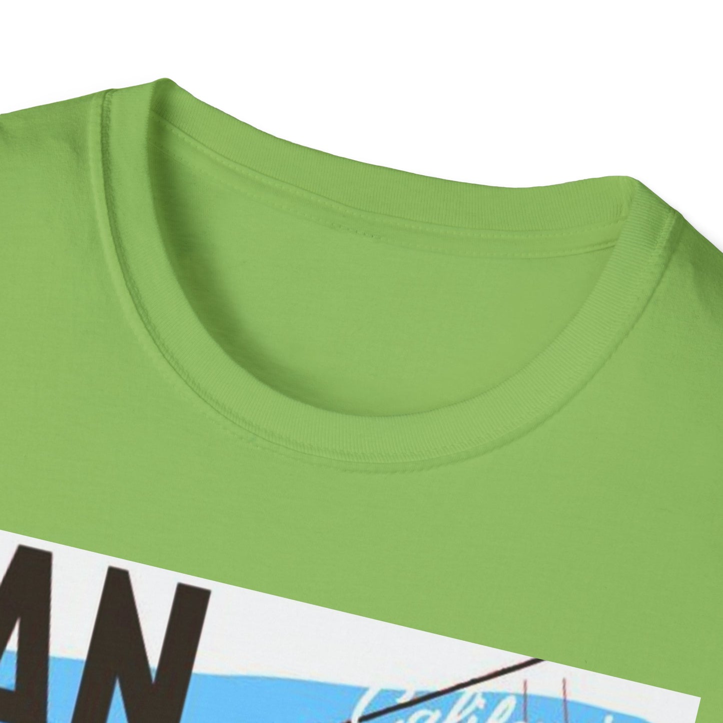 San Francisco Graphic Unisex Softstyle T-Shirt - California Vibe, Perfect for Beach Lovers