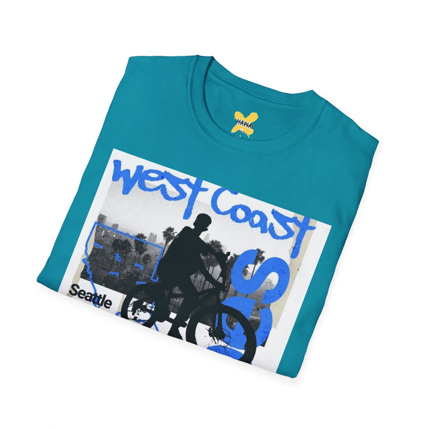 Vintage West Coast Graphic T-Shirt, Casual Tee, Summer Top, Gift for Travelers, Coastal Vibes Wear, Beach Day Shirt
