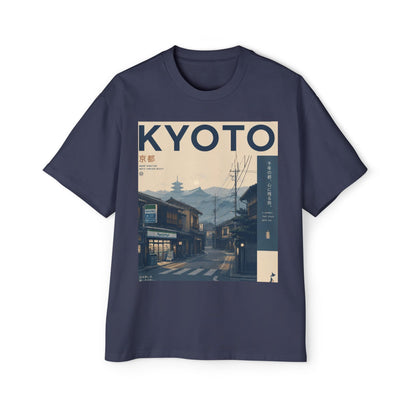 Kyoto Vintage Travel Tee — Japanese Street Scene Graphic T-Shirt