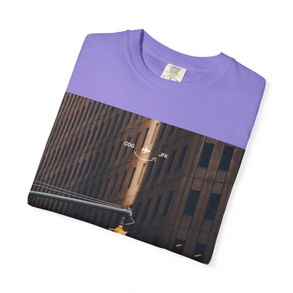 New York City Traffic Light Photo T‑Shirt — Urban Streetwear Tee