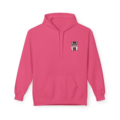 Retro Mobil Racing Oil Fleece Hoodie for Motorsport Enthusiasts