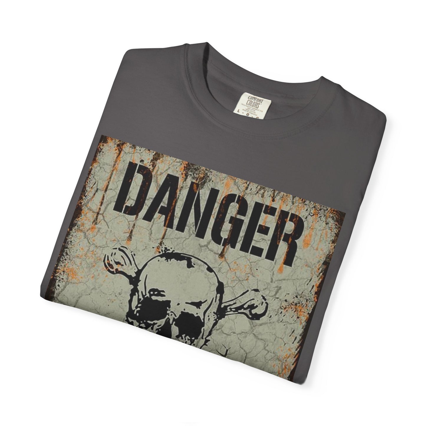 High Voltage Skull T-Shirt – Unisex Garment-Dyed Tee