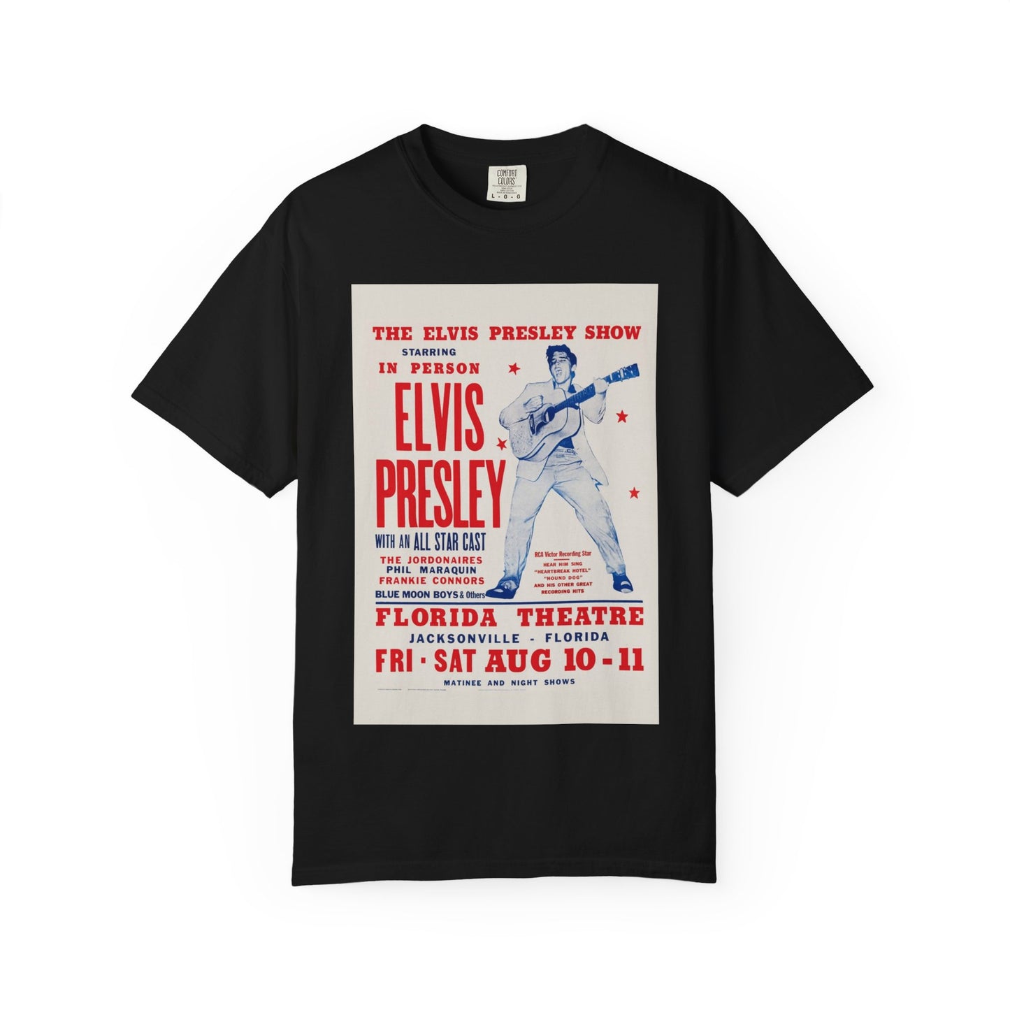 Vintage Elvis Presley Concert T-Shirt - Unisex Garment-Dyed Tee