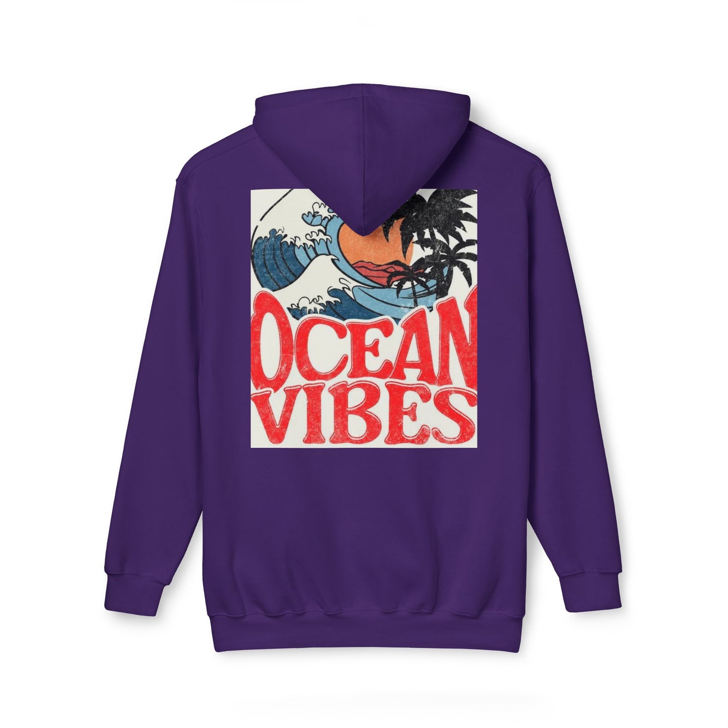 Ocean Vibes Unisex Hooded Sweatshirt | Casual Beachwear for Relaxed Days