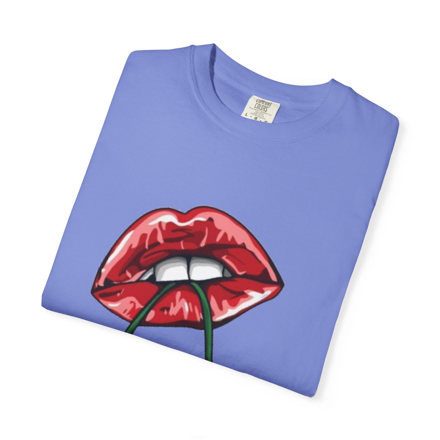 Retro Cherry Lips Unisex T-shirt - Trendy Graphic Tee