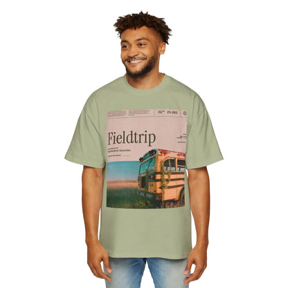 Fieldtrip Graphic Tee — Vintage School Bus Photo Print