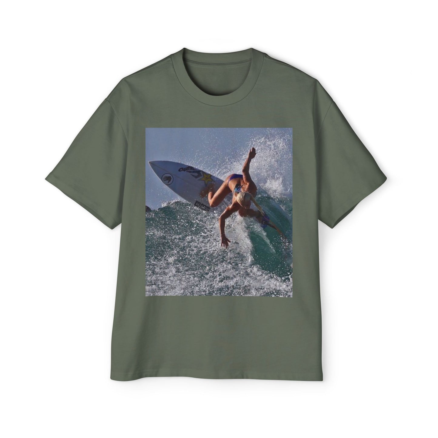 Surf Photo T-Shirt — Men’s Oversized Surfing Tee