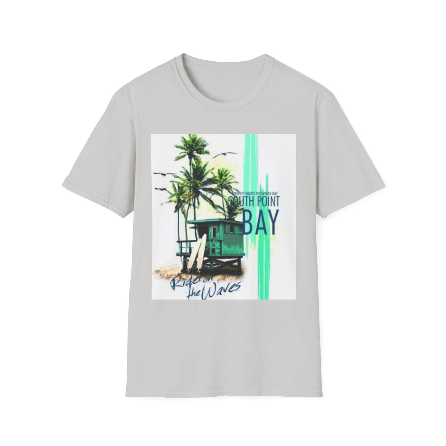 South Point Bay Graphic Tee | Unisex Softstyle T-Shirt, Beach Vibes, Casual Wear, Summer Fashion, Gift for Him or Her