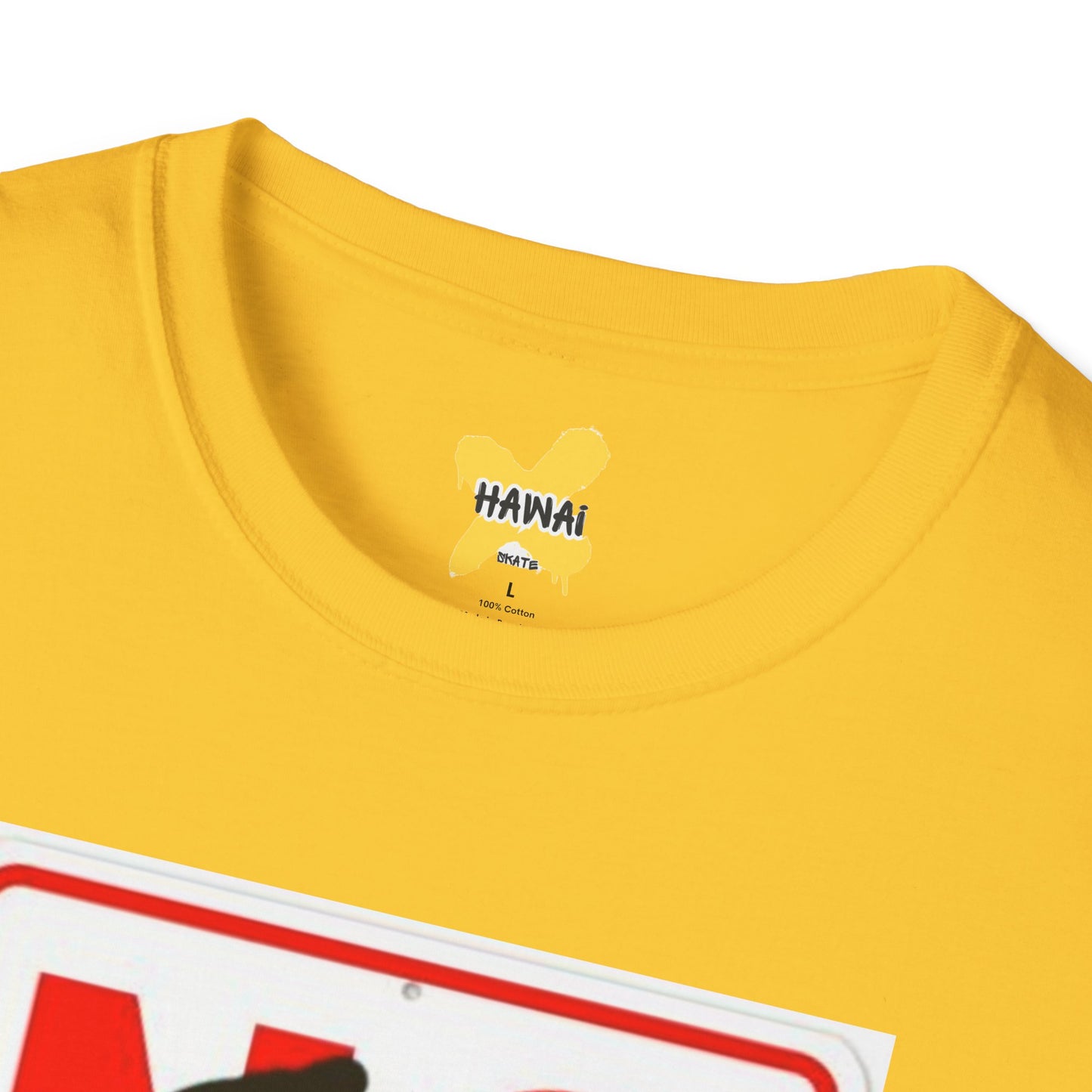 No Skateboarding Funny Unisex T-Shirt - City Police Sign Design