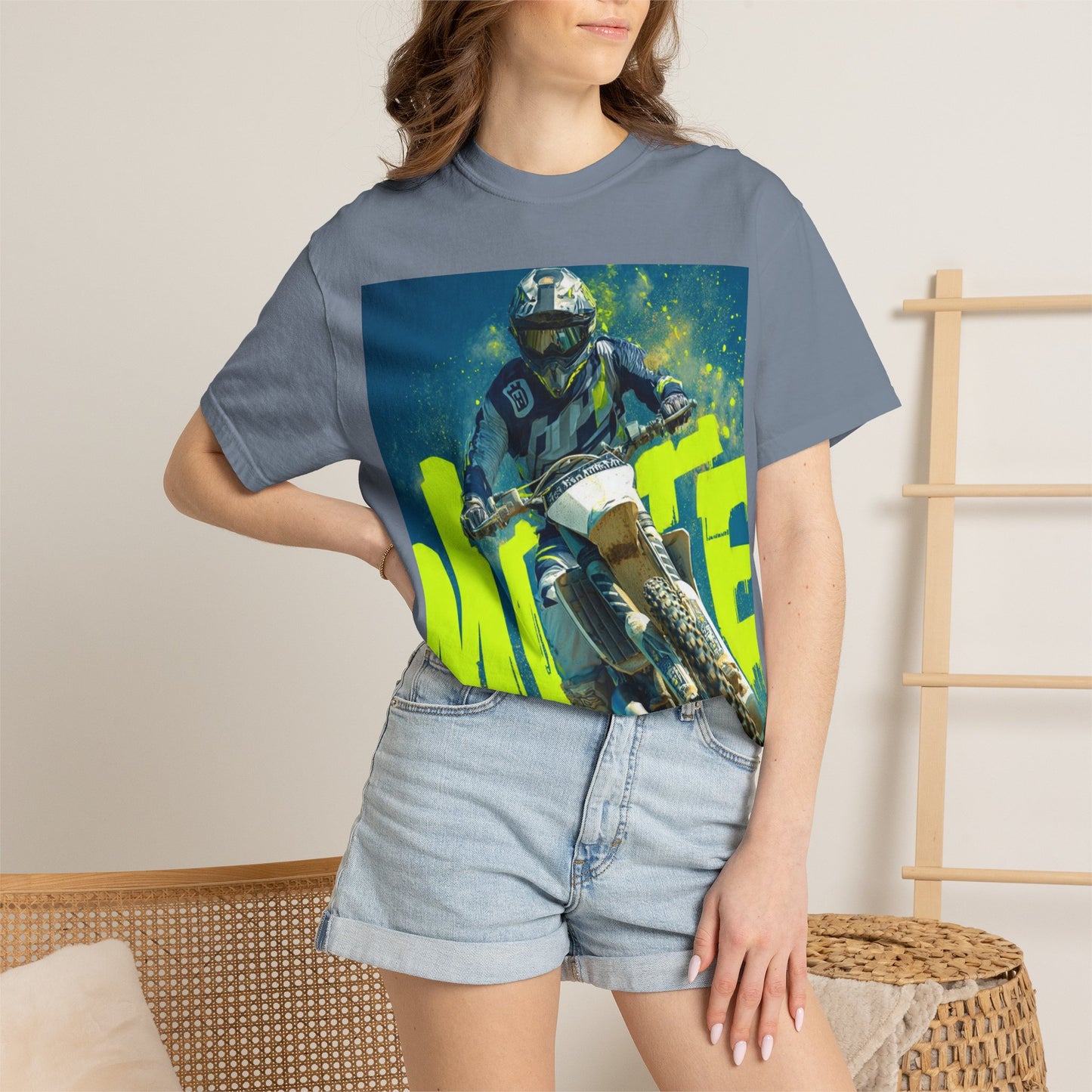 Motocross Dirt Bike Rider T‑Shirt — Extreme Off‑Road Racing Tee