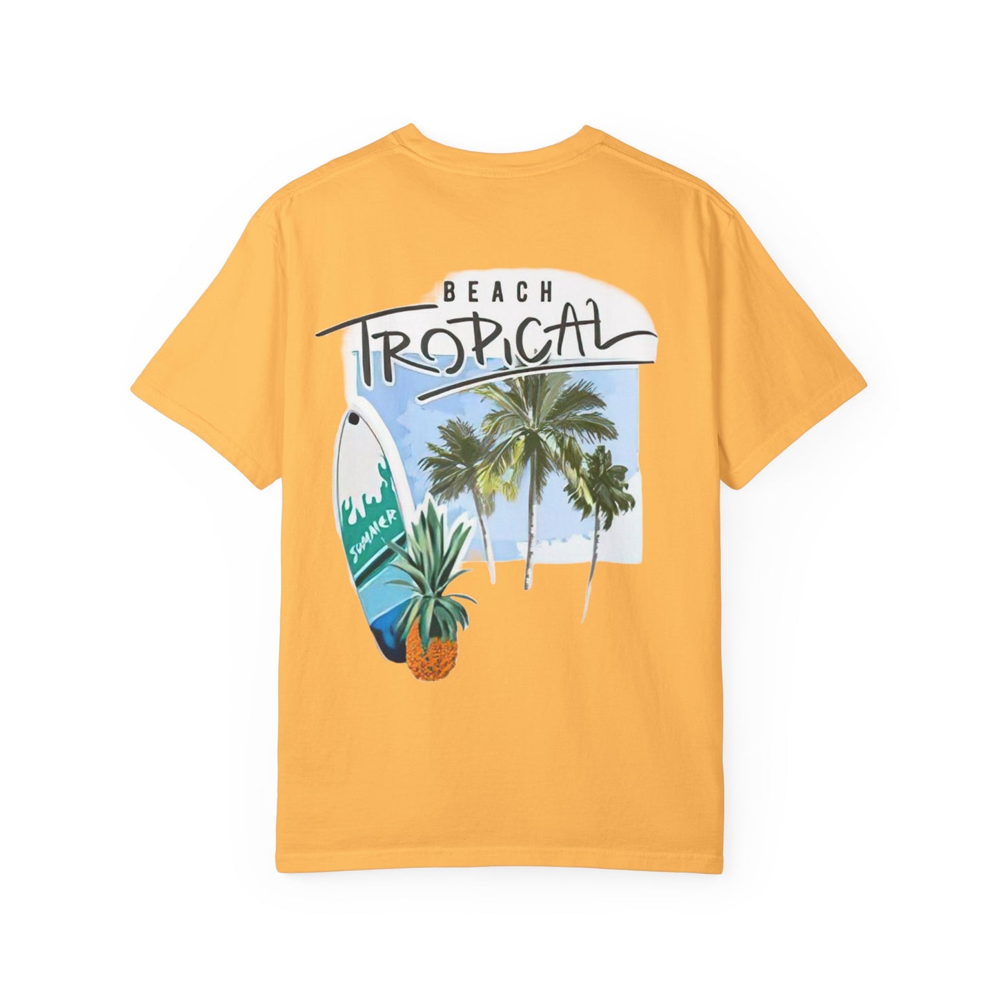 Tropical Graphic Tee, Unisex Beach Shirt, Summer Shirt, Vacation Wear, Casual Essentials, Gift for Beach Lovers