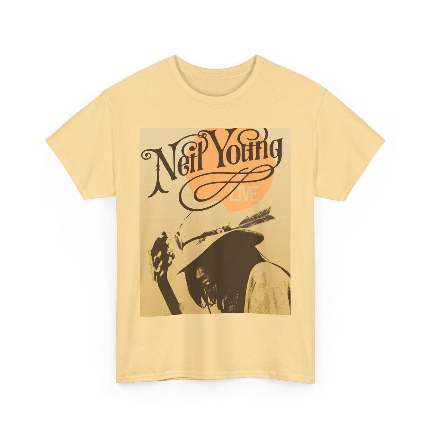 Vintage Rock Band T-Shirt featuring Neil Young, Music Lover Gift, Concert Apparel, Unisex Style, Retro Graphic Tee