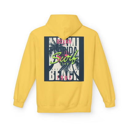 Retro Florida Beach Hoodie - Unisex Softstyle Fleece for Summer Vibes