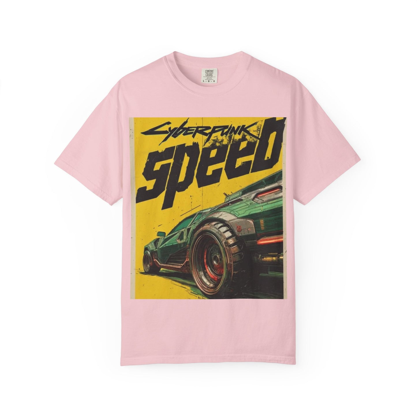 Cyberpunk Speed T-Shirt — Retro Racing Car Graphic Tee