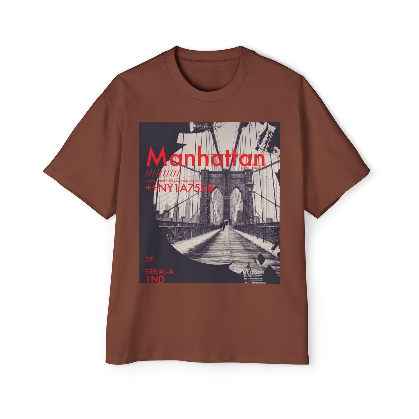 Manhattan Bridge Graphic Tee — Vintage NYC Photo Print