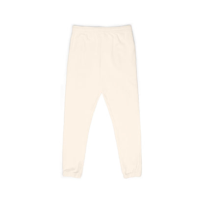 Graphic Sweatpants — Yellow Block 'BEAT' Streetwear Joggers