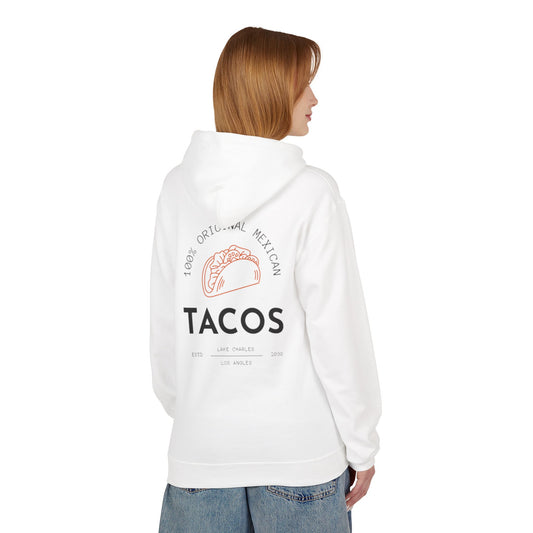 Unisex Taco Lover's Fleece Hoodie - 100% Original Mexican Design
