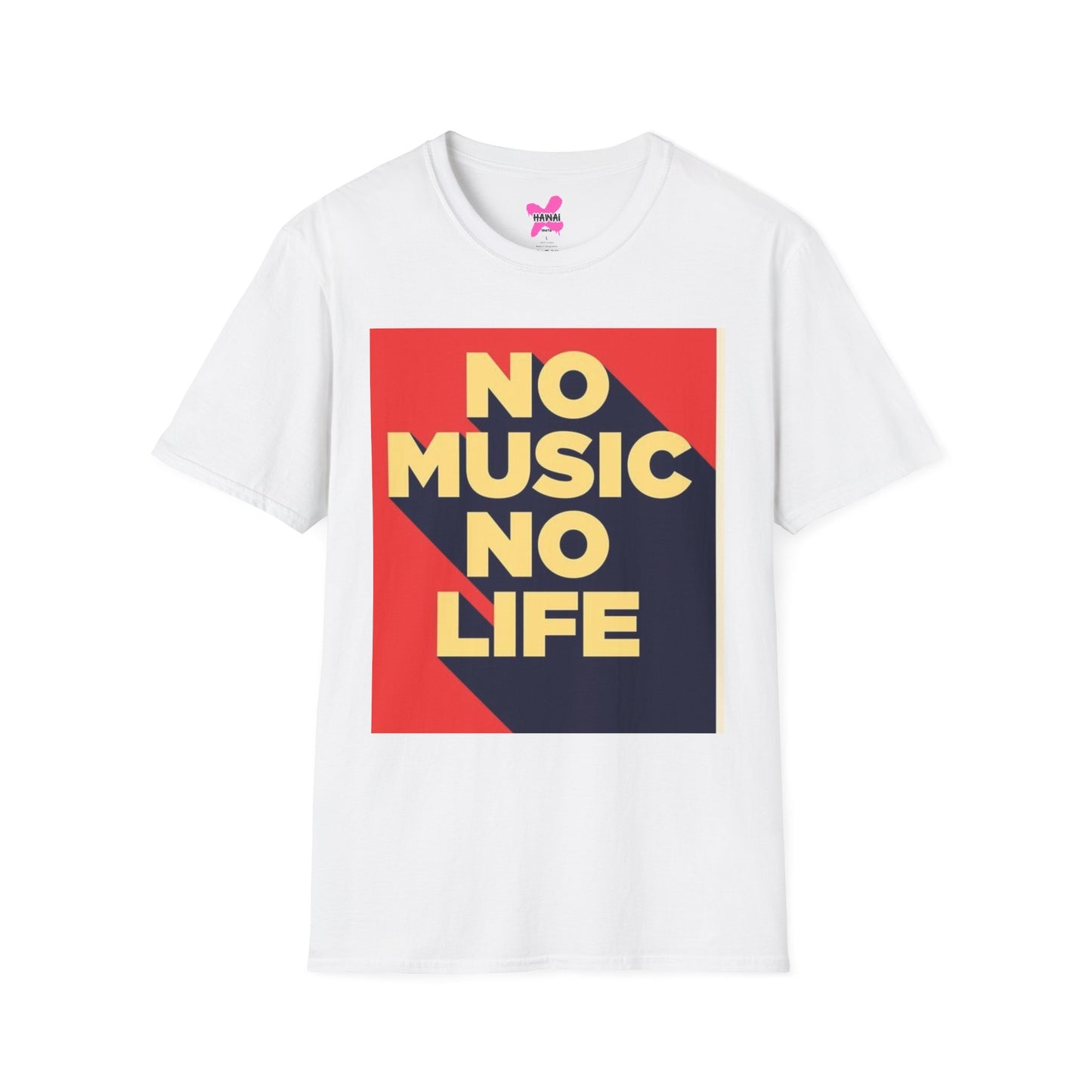 No Music No Life Unisex Softstyle T-Shirt – Music Lover's Essential