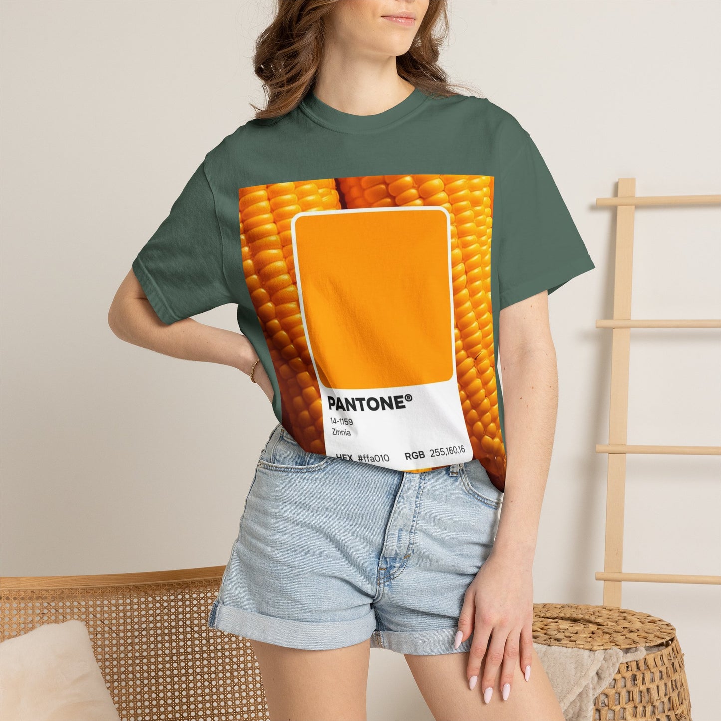 Pantone Corn Yellow Graphic T-Shirt