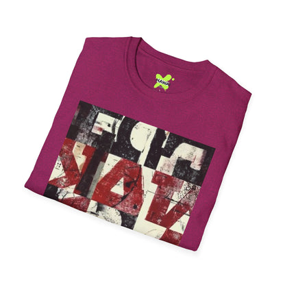 Artistic Unisex Softstyle T-Shirt - Modern Abstract Design