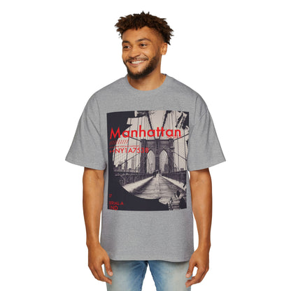 Manhattan Bridge Graphic Tee — Vintage NYC Photo Print