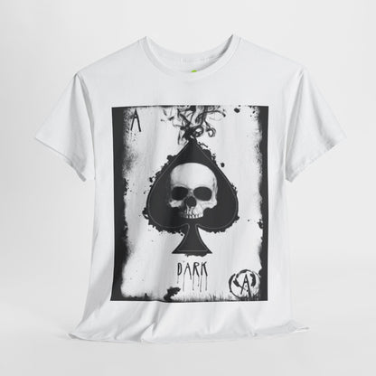 Gothic Skull Graphic Tee - Unisex Heavy Cotton T-Shirt
