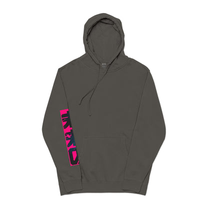 Pigment-Dyed Hoodie — Retro Racing Car Graphic ("911 GT3R")