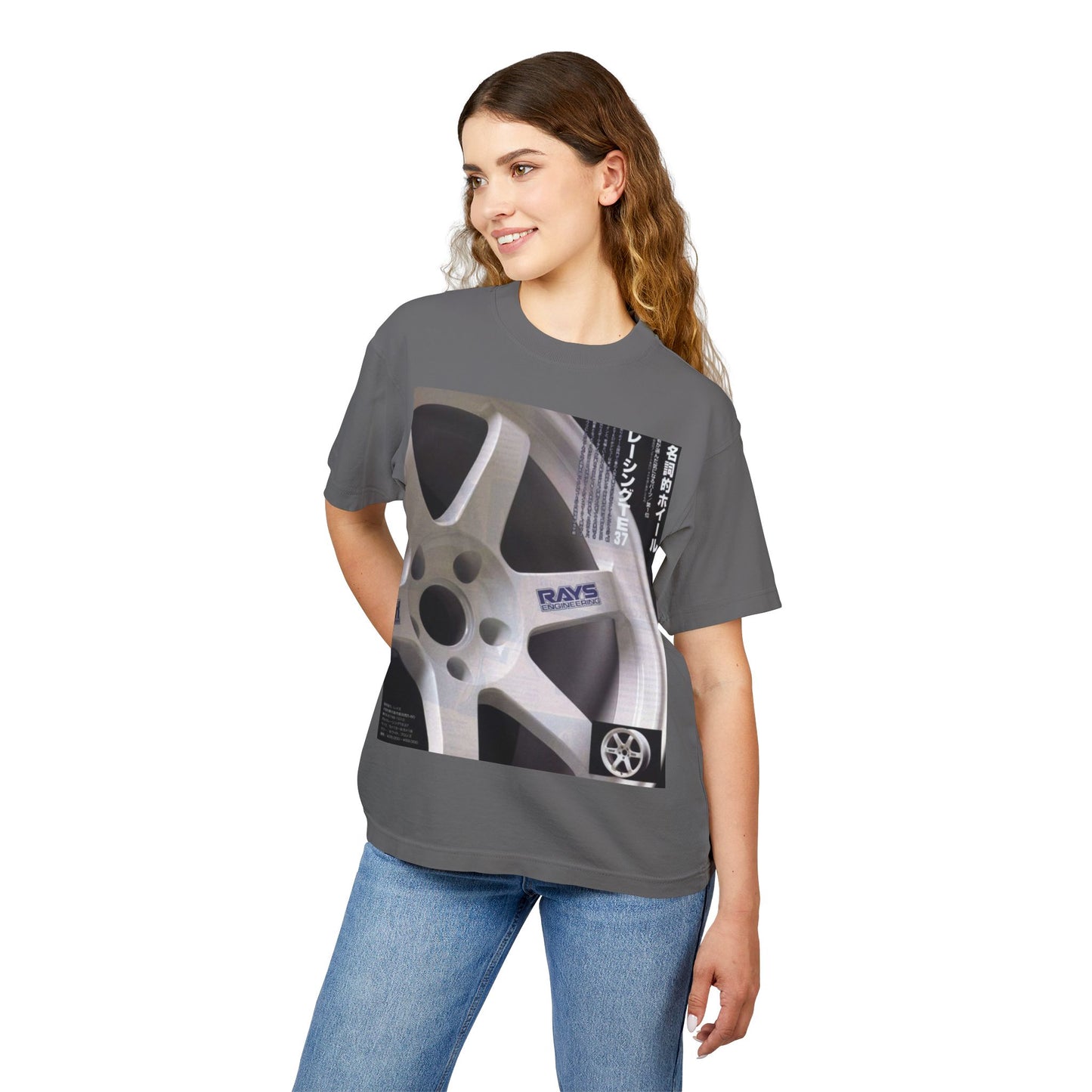 Rays Wheel Graphic Tee - JDM Racing Rim T-Shirt