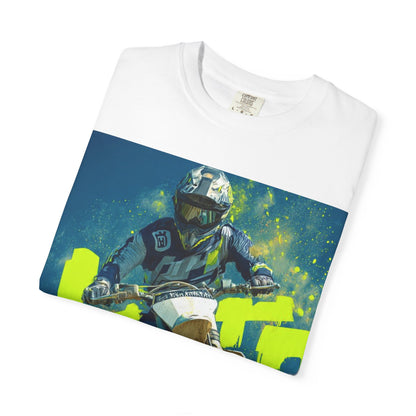 Motocross Dirt Bike Rider T‑Shirt — Extreme Off‑Road Racing Tee