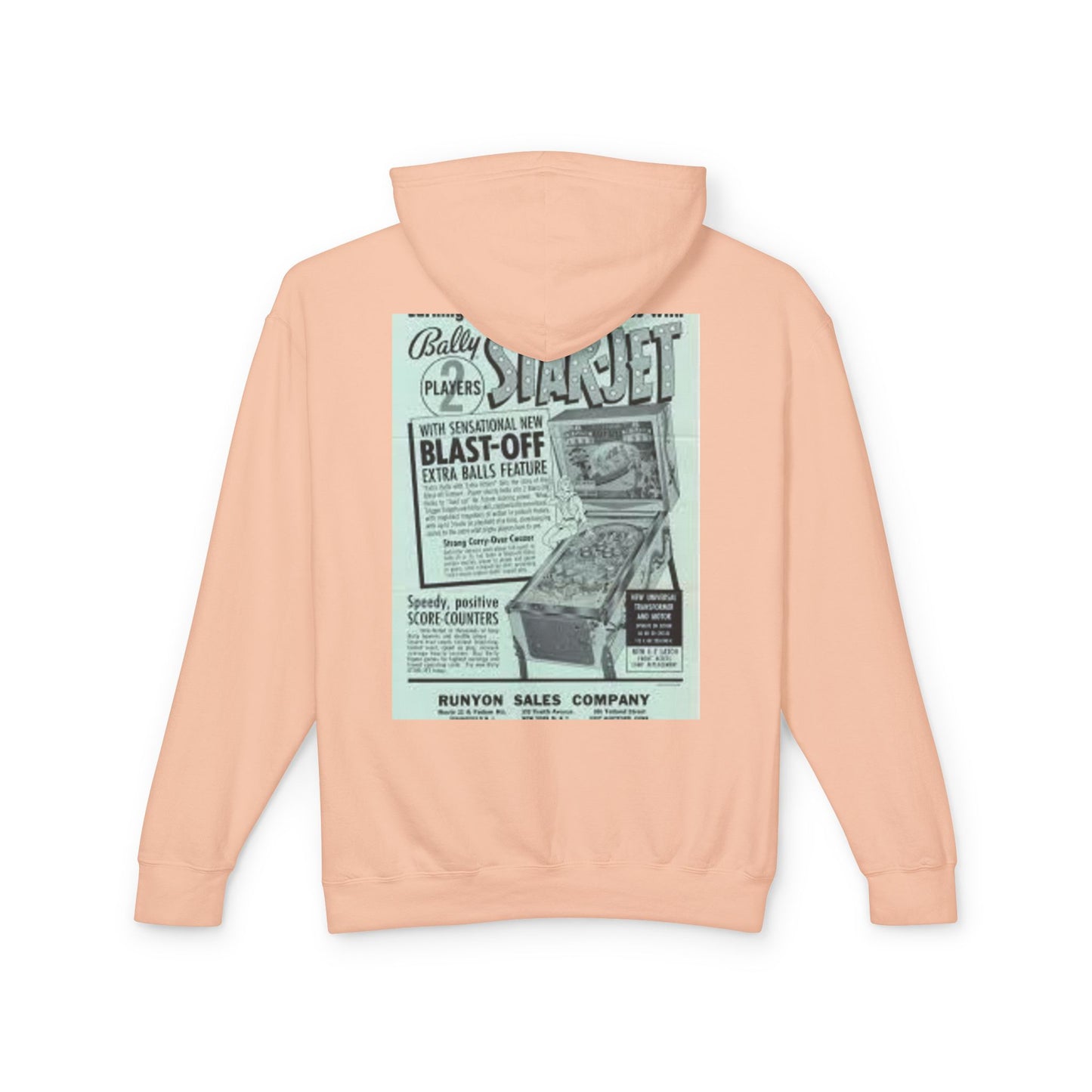 Retro Arcade Inspired Lightweight Hoodie - Perfect for Gamers & Nostalgic Fans