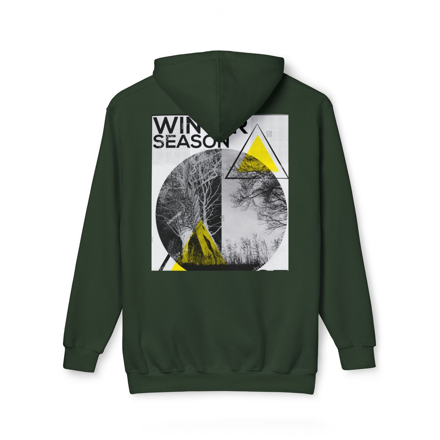 Winter Season Unisex Hoodie, Cozy Sweatshirt for Cold Weather, Holiday Gift, Layering, Casual Wear, Graphic Design
