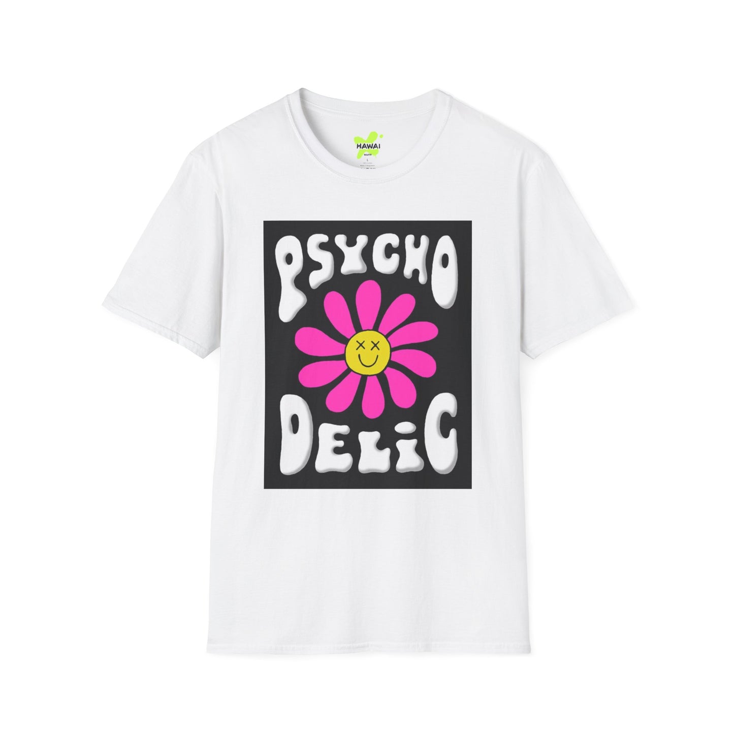 Psychedelic Flower Unisex Softstyle T-Shirt
