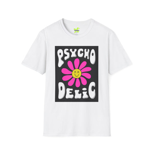 Psychedelic Flower Unisex Softstyle T-Shirt