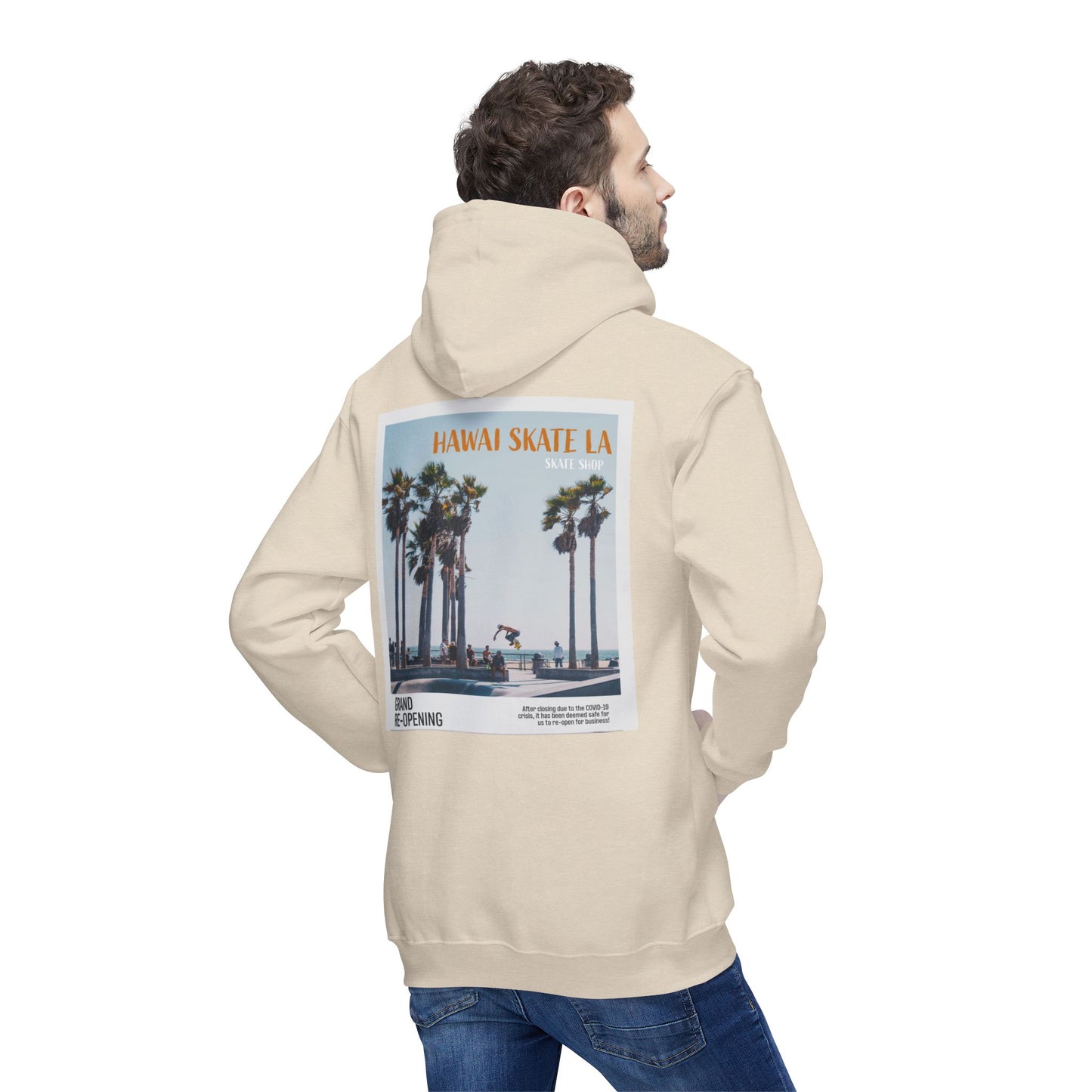 Unisex Hooded Sweatshirt - Vintage NYC Design for Music Lovers