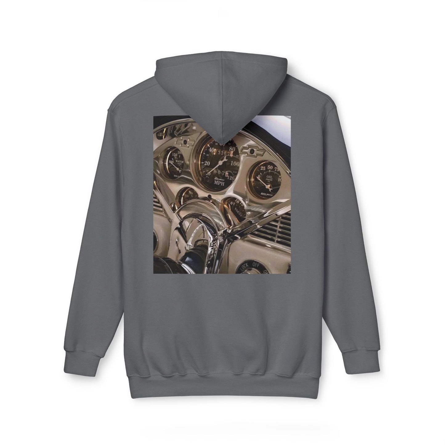 Vintage Car Dashboard Unisex Hooded Sweatshirt