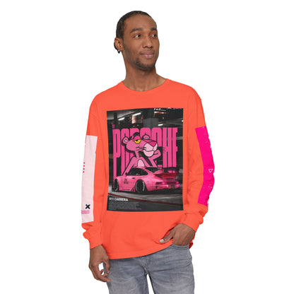 Pink Panther Porsche Long Sleeve T-Shirt