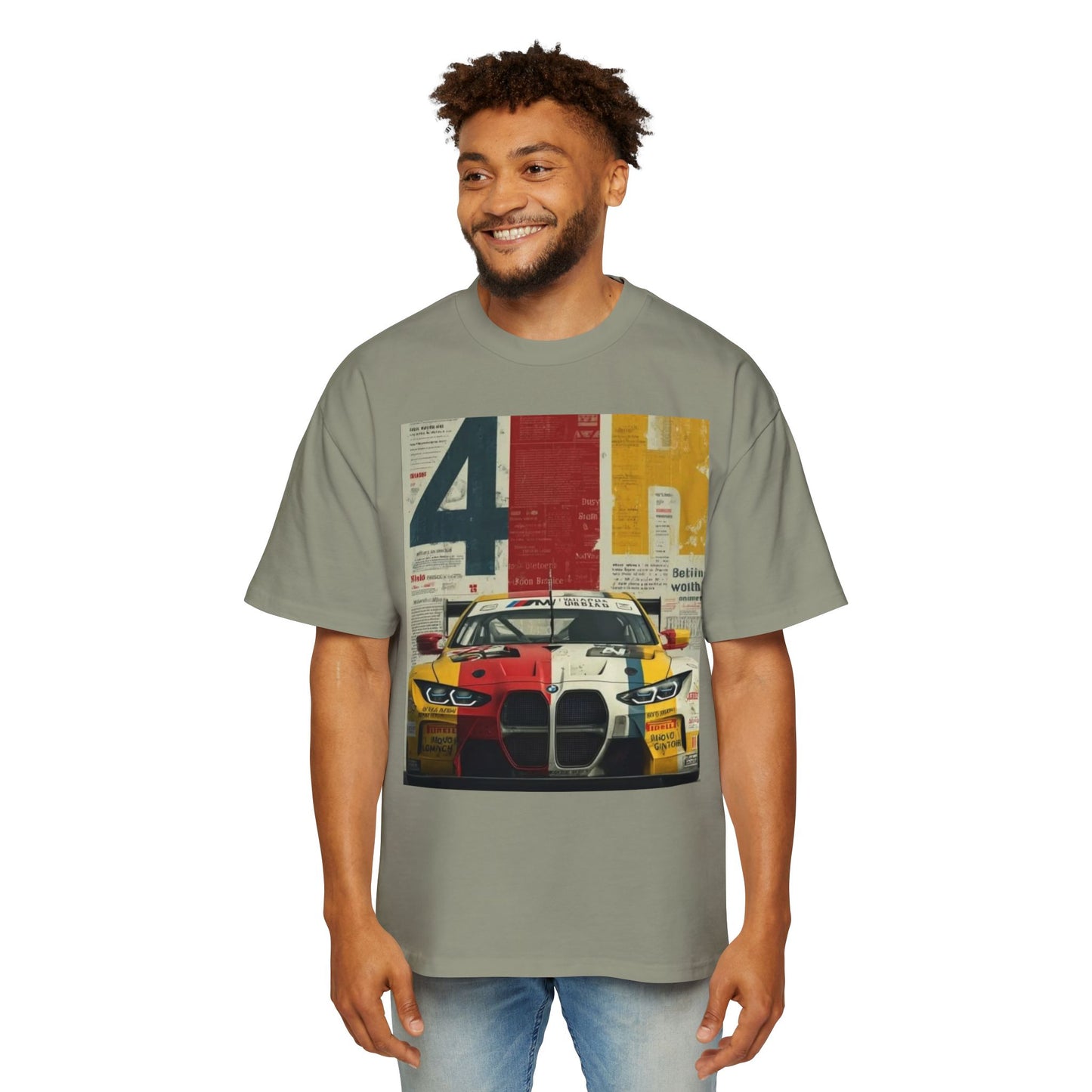 Racing Heritage Tee — Retro BMW M4 Motorsport Graphic T-Shirt