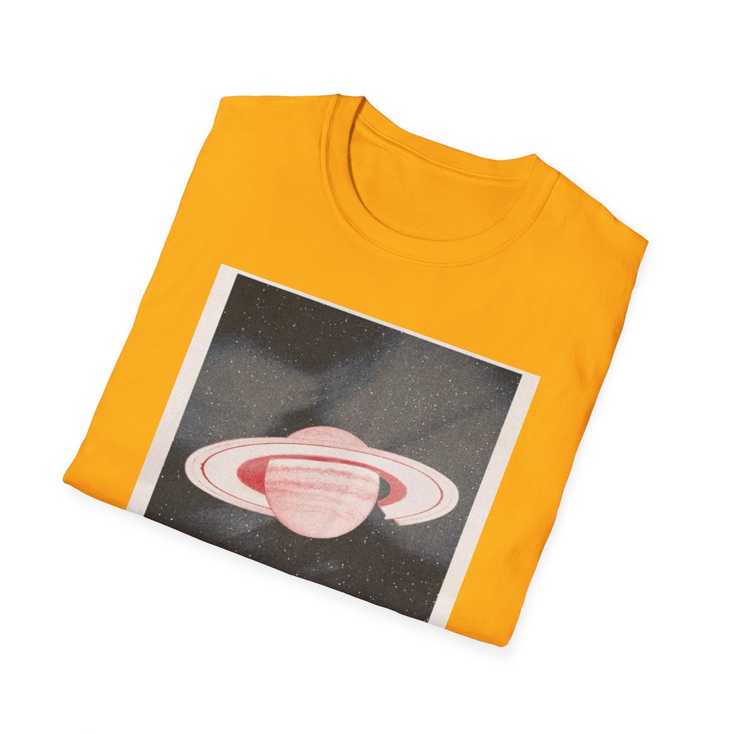 Vintage Saturn Graphic T-Shirt, Retro Space Tee, Unisex Casual Wear, Planet Lovers Gift, Cool Astronomy Shirt