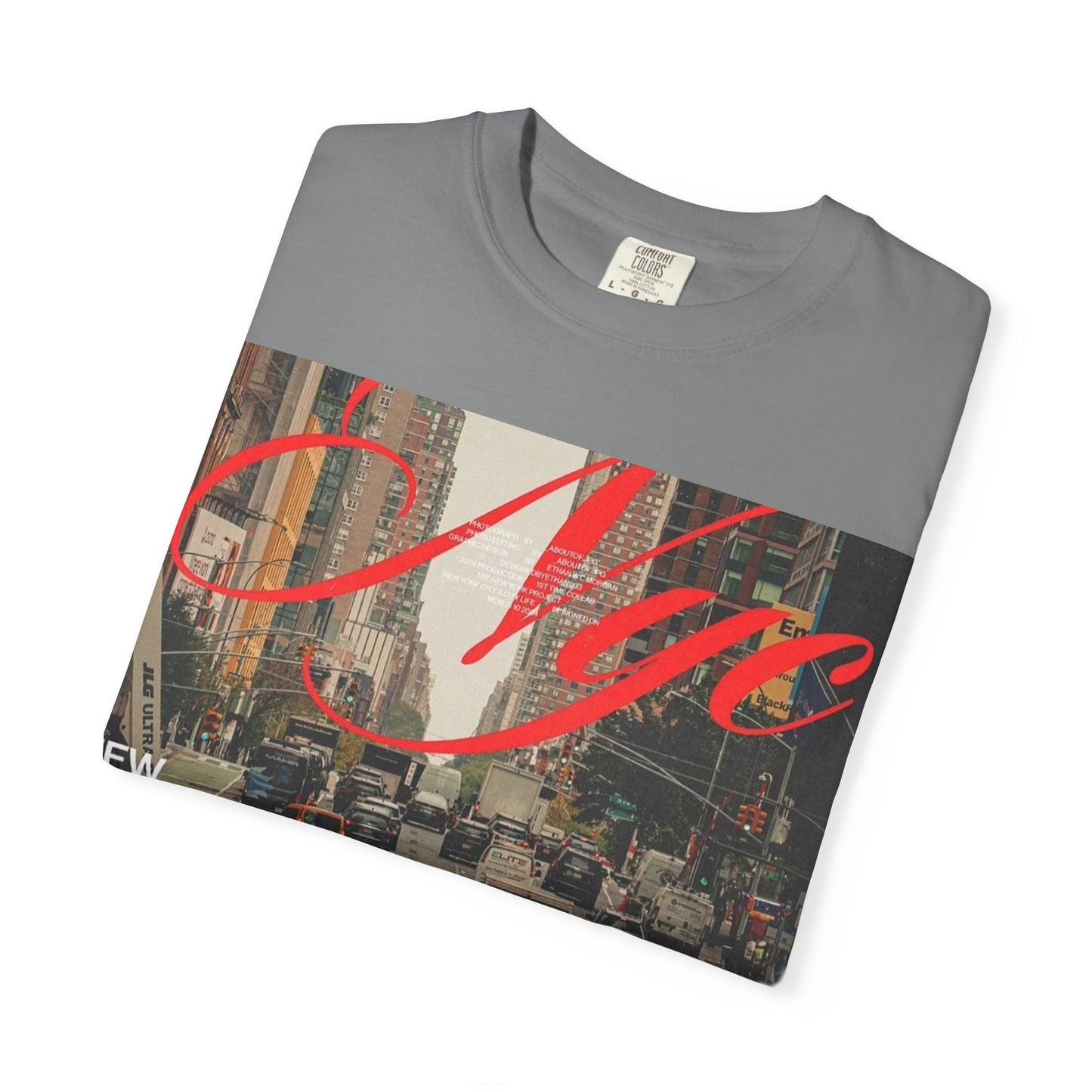 NYC Traffic Photo Tee — Midtown Manhattan Hudson Yards Graphic T-Shirt