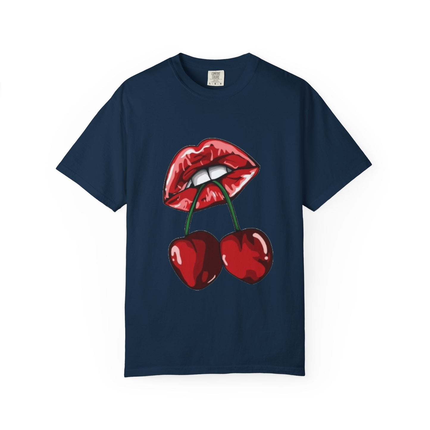 Retro Cherry Lips Unisex T-shirt - Trendy Graphic Tee