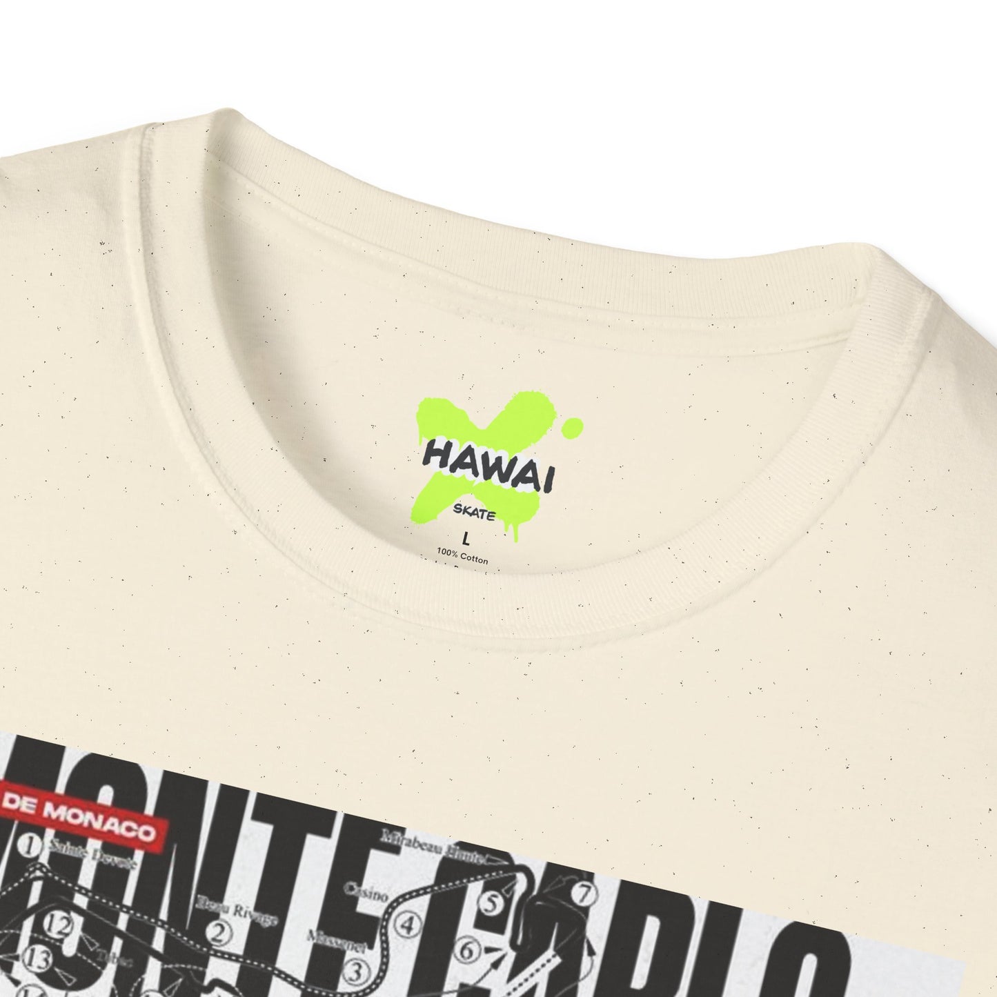 Monte Carlo Racing Graphic T-Shirt - Unisex Softstyle Tee for Car Enthusiasts