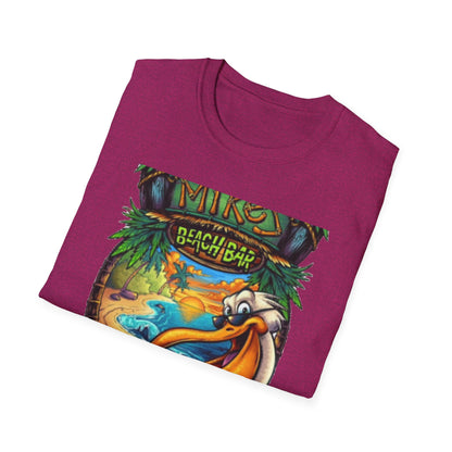 Beach Bar Vibes Unisex Softstyle T-Shirt - Perfect for Summer Fun and Relaxation