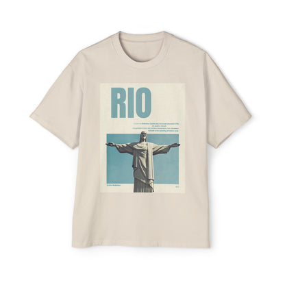 Rio Vintage Poster T-Shirt — Christ the Redeemer Travel Tee